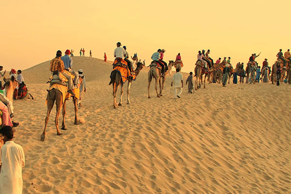 Camel Safari in Jaisalmer